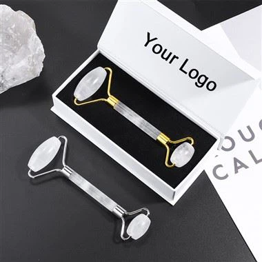 Нефритовий кришталь Дорогоцінний камінь Ролик для обличчя Rock Quartz