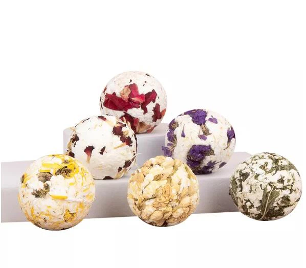 Бомба для ванни з справжньою сушеною квіткою