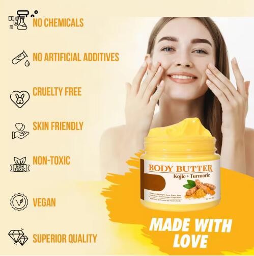 Turmeric And Kojic Acid Body Butter factory